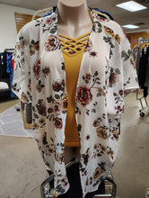 Load image into Gallery viewer, sz L/XL Maurices Fall Floral Kimono