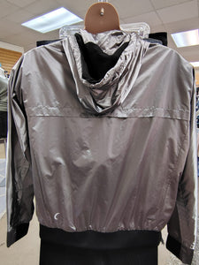 Sz XXXL Zyia NWT Silver Windbreaker fits like 1x/2x