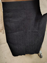 Load image into Gallery viewer, Sz16W Cato Black Denim Pencil Skirt