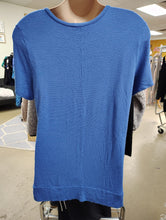 Load image into Gallery viewer, SzXL Adrianna Papel Blue Crinkle Tunic