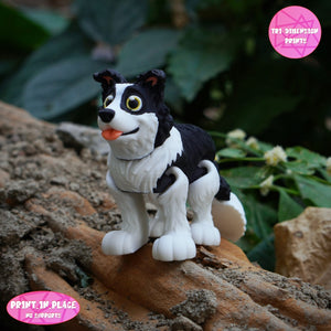 Camden the 3D Printed Articulating Collie