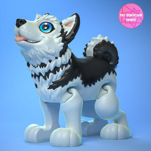 Heather the 3D Printed Articulating Husky