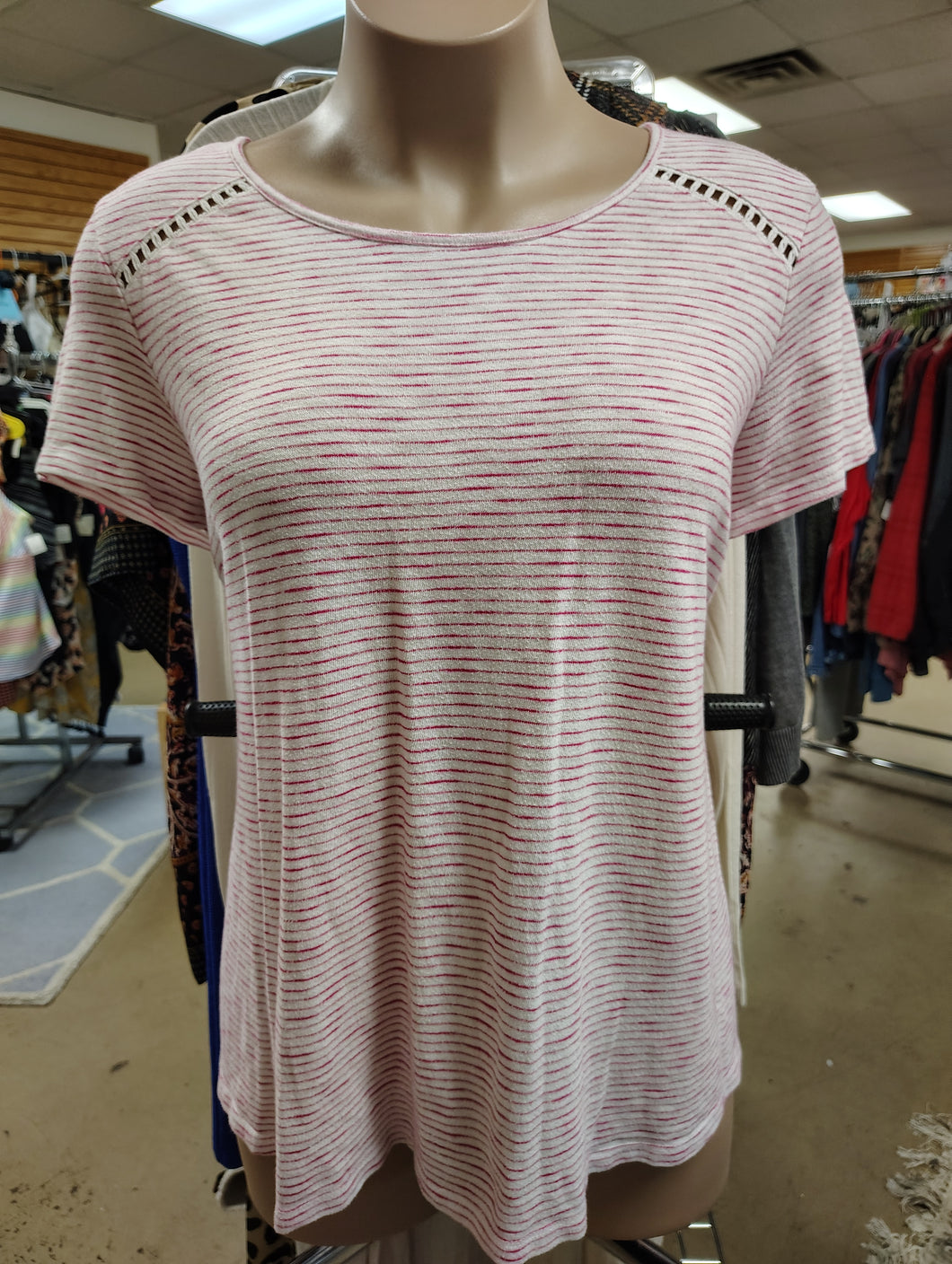 Lane Bryant striped top tie back size 22/24 3x