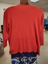 Load image into Gallery viewer, Sz3X Premise orange button front cardigan