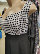 Load image into Gallery viewer, sz26/4X Torrid retro look a-line dress with plaid top