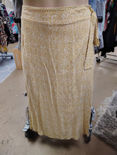 Load image into Gallery viewer, Maurices yellow maxi wrap skirt NWT size XL