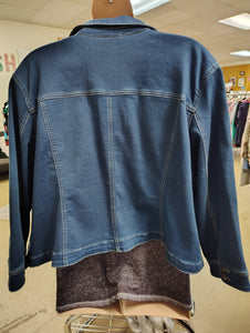 sz4X Catherines stretchy denim jean jacket size