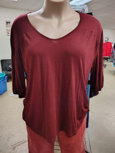 Old Navy maroon top size XL