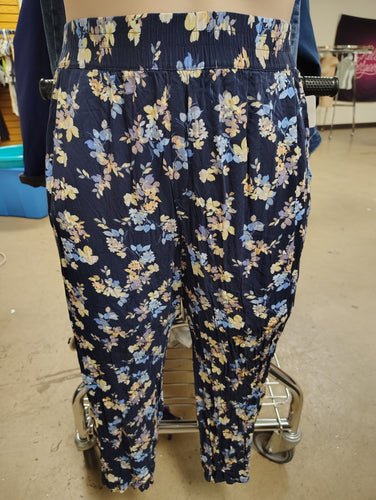 Jessica Simpson floral skinny leg pants size XL