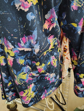 Load image into Gallery viewer, CJ Banks floral zip front lightweight jacket size 3x