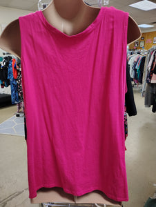 Roaman's pink sleeveless top size 4x