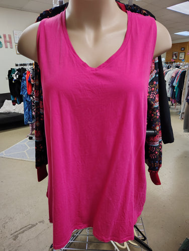 Roaman's pink sleeveless top size 4x