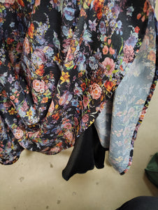 Nicolette Mason for Modcloth floral skirt no stretch 2x