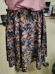 Nicolette Mason for Modcloth floral skirt no stretch 2x