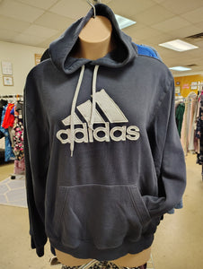 Adidas navy sweatshirt hoodie size XL