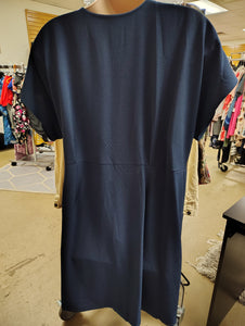 Bobeau navy wrap dress size 2x