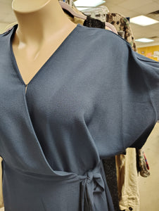 Bobeau navy wrap dress size 2x