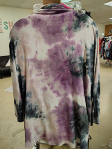 Tie dye super soft long cardigan size 5x