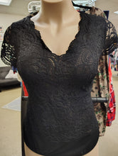 Load image into Gallery viewer, Torrid black lace bodysuit size 4x