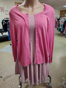 Old Navy bright pink cardigan size XXL