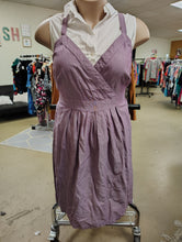 Load image into Gallery viewer, Merona purple pinup dress runs like 1x labeled 2x