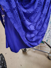 Load image into Gallery viewer, Roz &amp; Ali blue lace dress size 14 1x