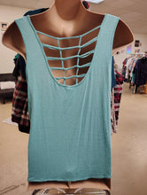 Load image into Gallery viewer, Maurices blue tank top with caged back size 2x