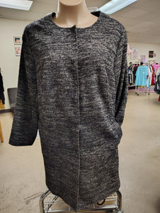 J Jill tweed longer length coat size 3x