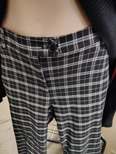 Load image into Gallery viewer, Lane Bryant wide leg plaid pants size 22 stretchy