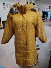 Load image into Gallery viewer, Anthony Richards mustard yellow long winter coat 4x