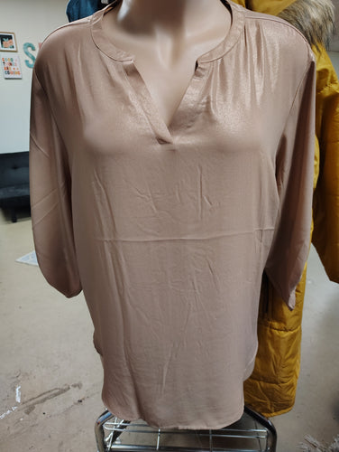 Maurices rose gold glitter blouse size 4x