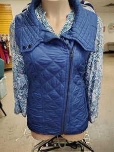 Marc New York Andrew Marc blue quilted vest size XXL