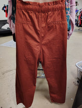 Load image into Gallery viewer, Loft orange paperbag waist straight leg pants XL 18