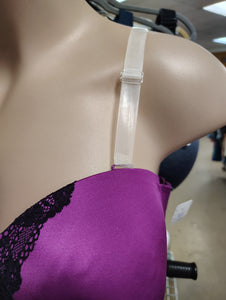 Cacique purple strapless bra size 42F