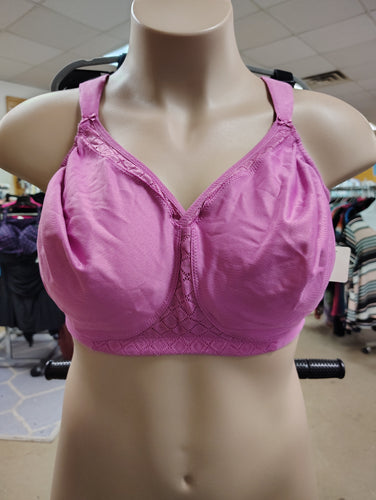 Glamorise purple no wire bra 46DD