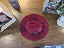 Load image into Gallery viewer, Vegan Felt Panama Hat- Wine