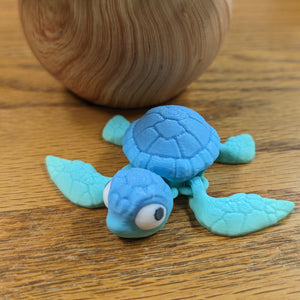 Baby Turtle- Blue tones