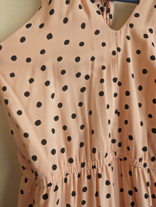 XL Maurices NWT Pink Polka Dot Halter Dress