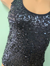 Load image into Gallery viewer, XL Apt 9 Navy Sequins Tank