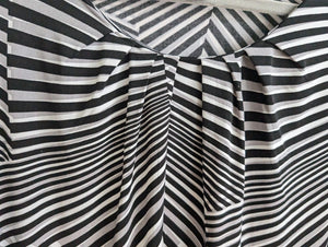 1X Worthington Black & White Optical Illusion Top