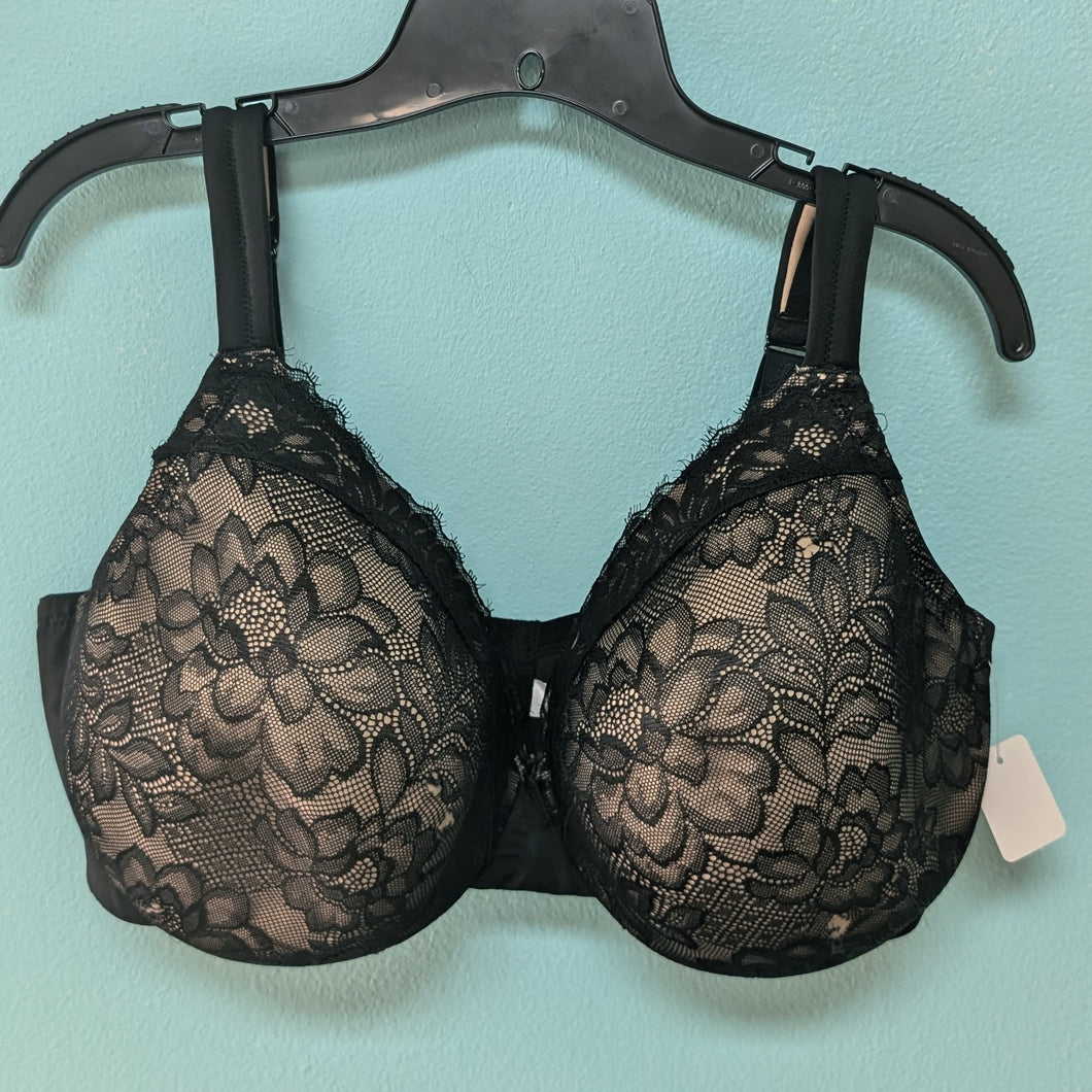 42DDD Casique Black/Nude Bra