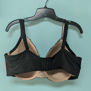 42DDD Casique Black/Nude Bra