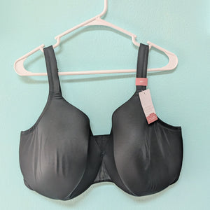 NWT 44H Casique Black Full Coverage Bra