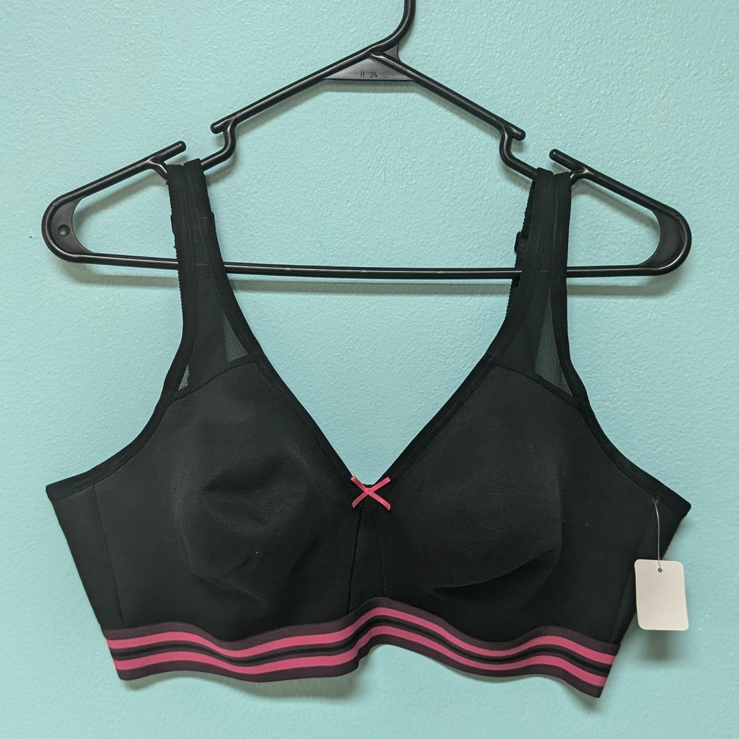 40DD Black Wire Free Bra