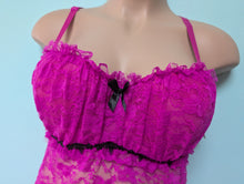 Load image into Gallery viewer, SzXL Just Sexy Lingerie Pink Lace Nighty