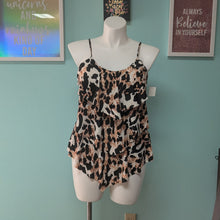 Load image into Gallery viewer, szXXL Chicsoul Animal Print Ruffle One Piece