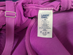 Sz18w Magenta Lands End Swim Top