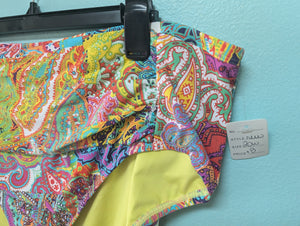 Sz20w Multi Color Paisley Swim Bottom