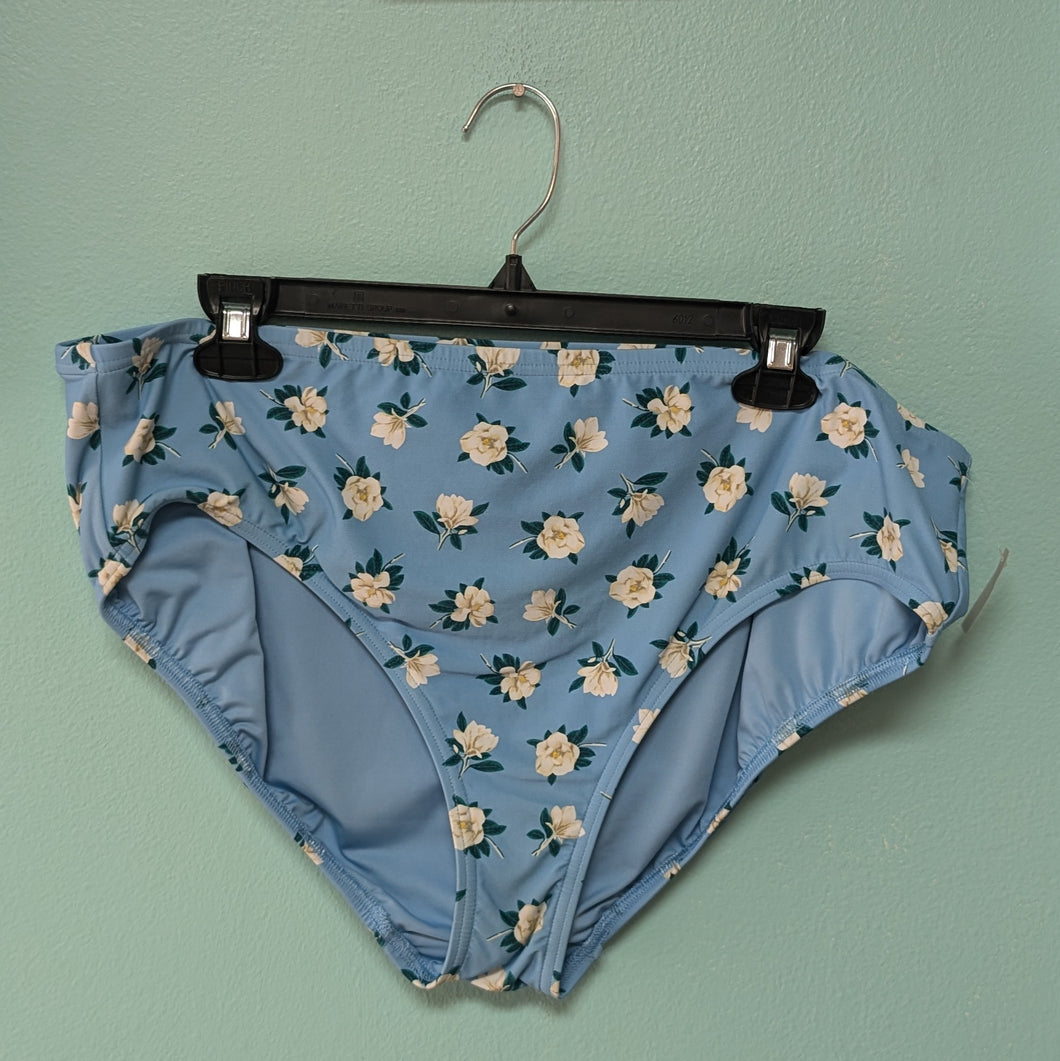 Sz20 Lands End Blue Flower Swim Bottom