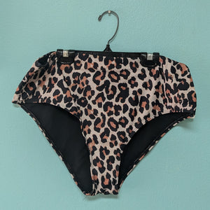 Sz20 Shein Animal Print Swim Bottom